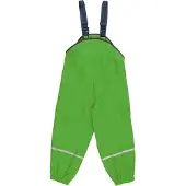 Playshoes Fleece-Trägerhose in Grün | Gr.: 104