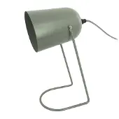 Leitmotiv - Tischleuchte Enchant - Grau/Grün - 30x18cm Tischlampe - Nachttischlampe, Wohnzimmer, Schlafzimmer