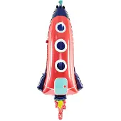 Party Deco Folienballon - Rakete (115cm)