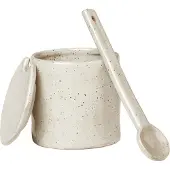 Ferm Living Zuckerdose Flow Off-White Speckle