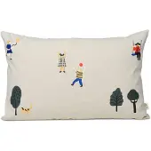 Ferm Living - The Park Kissen, 60 x 40 cm, natur