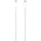 Vivanco ViVancoLongLife, 1,5 m, Lightning, USB C, Männlich, Männlich, Weiß