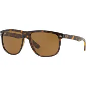 Ray-Ban Lunettes De Soleil 4147 710/57 Tortue Brun Polarisé 60mm