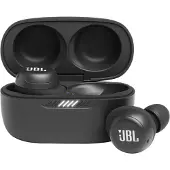 JBL Live Free NC+ TWS – Kabellose In-Ear-Kopfhörer mit Noise Cancelling in Schwarz – Bis zu 21 Stunden Akkulaufzeit – Inkl. Ladebox