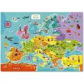 Dodo Puzzle Karte von Europa 100 Teile