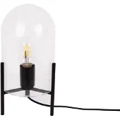 Leitmotiv Tischlampe mit Lampenschirm aus Glas BELL, Ø 16 cm