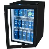 Gastro-Cool - Flaschenkühlschrank - Minibar - schwarz/weiß - LED GCKW65