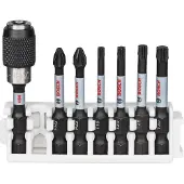Bosch Impact Ph2x2/pz2x2/t20/25/30 50 Screwdriver Tip Silber
