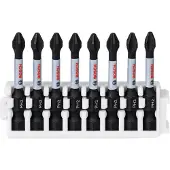 Bosch Impact Control Bit Set 8 Units Silber