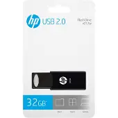 HP PNY v212w, 32 GB, USB Typ-A, 2.0, 14 MB/s, Dia, Schwarz