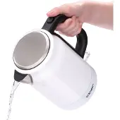 Cloer 4521, 1,7 l, 2200 W, Weiß, Edelstahl, Wasserstandsanzeige, Überhitzungsschutz