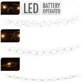 H&S Girlande, LED, Metall 190 cm