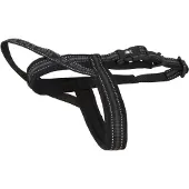 Hurtta Norweger Geschirr schwarz, Größe: 35 cm / Halsumfang: max. 37 cm