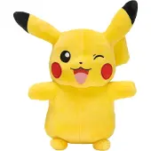 Jazwares Pokemon Plüschfigur Wave 6 (30cm) Kuscheltier Stofftier-Pikachu zwinkernd