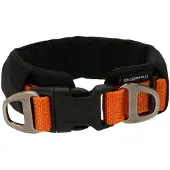 Dogman Emmi Gepolstertes Halsband Verstellbar Orange M (45mm x 45-75cm)