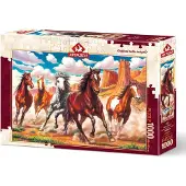 Art puzzle Puzzle Wildpferde im Tal 1000 Teile