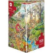 Heye Cartoon Triangular - Fairy Tales 1500 Teile Puzzle -29414