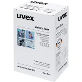 Uvex Glasses Cleaning Wipes 100 Units Weiß