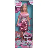 Simba Puppe Steffi Love Hello Kitty Outfit Swap Effekt 109283010