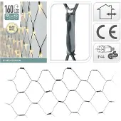 H&S Nedis LICHTERNETZ 160 LED WW AUSSEN, Girlande, Grün, Weiß, Weihnachten, 5 m, Junge/Mädchen, Modern