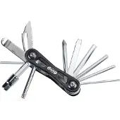 Bbb Cycling PrimeFold L, Werkzeug für Fahrräder, Fahrrad-Universalwerkzeug, Aluminium, Blau, Aluminium, T25, 2,2.5,3,4,5,6,8 mm