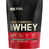 Optimum Nutrition 100 % Whey Gold Standard, Double Rich Chocolate, Pulver 465 g