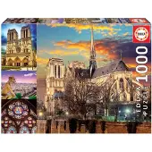 Educa Puzzle. Notre Dame Collage 1000 Teile