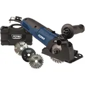 Ferm Präzisionskreissäge 500W Variable Geschwindigkeiten - Inkl. 3 Sägeblätter und Aufbewahrungskoffer