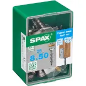 Spax Pfostenschrauben 8.0 x 50 mm TX 40 - 25 Stk. GLO763031622
