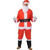 Koop Julemandens Kostüm 9 Teile Luxus