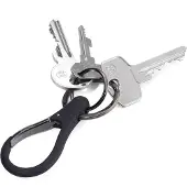 Troika Schlüsselanhänger 3 x Key, KR17-09/GM, Metall, silber / schwarz