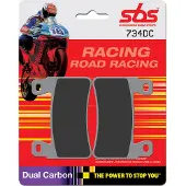 SBS Bremsbeläge Kh265 Racing Dual Carbon Für Honda Cbr 600Rr '03-'04 Farbe Schwarz