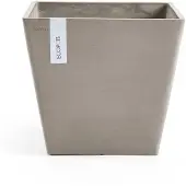 Ecopot's Blumentopf "ROTTERDAM Taupe", BxTxH: 30x30x26 cm