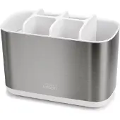 Joseph & Joseph EasyStore Steel Großer Zahnbürstenhalter - Weiß