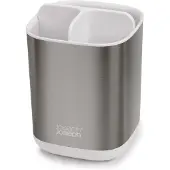 Joseph Joseph Zahnbürstenhalter Badezimmer Steel EasyStore Weiß