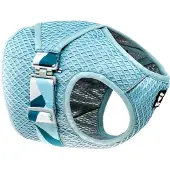 Hurtta Cooling Wrap Kühlweste rosa oder blau, Farbe:blau, Größe:55-65cm