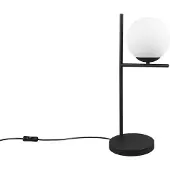 TRIO -Leuchten Tischleuchte PURE BH 18x52 cm schwarz Tischlampe Klemmleuchte