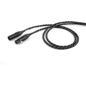 Proel 6m Braided Microphone Cable, Black-White
