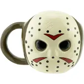 Paladone Friday the 13th Keramiktasse - Jason Mask Shaped Mug (500 ml)