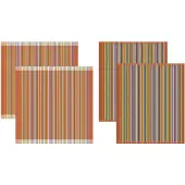 DDDDD Kombi-Set Over The Rainbow Terra 2 Küchentücher + 2 Geschirrtücher-60 x 65 cm