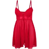 LASCANA Negligé in Rot - 80E