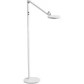 FABAS LUCE LED Stehlampe Regina, dimmbar, weiß / opal, für Wohn- / Esszimmer, Metall, Modern, LED Stehlampe