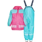 Playshoes Warmer Wasserdichter Matschanzug Regenbekleidung Uni Kinder,Türkis,