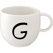 Villeroy & Boch Buchstaben G Tasse 38 cl