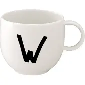 Villeroy & Boch Like Letters W Tasse 38 cl