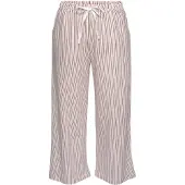 s.Oliver Pyjamahose , Damen, Gr. 32/34, N-Gr, rosa (blassrosa, gestreift), Single Jersey, Obermaterial: 50% Baumwolle, 50% Viskose, gestreift, bequem ca. Mitte Wade, Hosen Pyjamahose, mit Allover-Druck