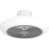 Eglo SAYULITA INDBYG. VENTILATOR 2600LM 2700-6500K HVID/GRÅ