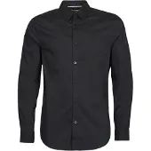 GUESS Hemd Sunset M1YH20 W7ZK1 Schwarz Slim Fit