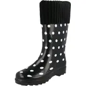 Beck Gummistiefel Dots Damen 31323836363334 Schwarz 39 EU