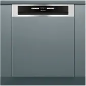 Bauknecht IBBC 3C33 X, Halb integriert, Standardgröße (60 cm), 1,3 m, Korb, Edelstahl, 14 Maßgedecke